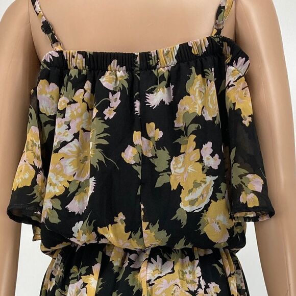 Lily White Floral Print Maxi Dress Size M - Picture 4 of 7